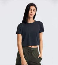 Load image into Gallery viewer, CROP TOP seamless t shirts by Genesis Athleisure
